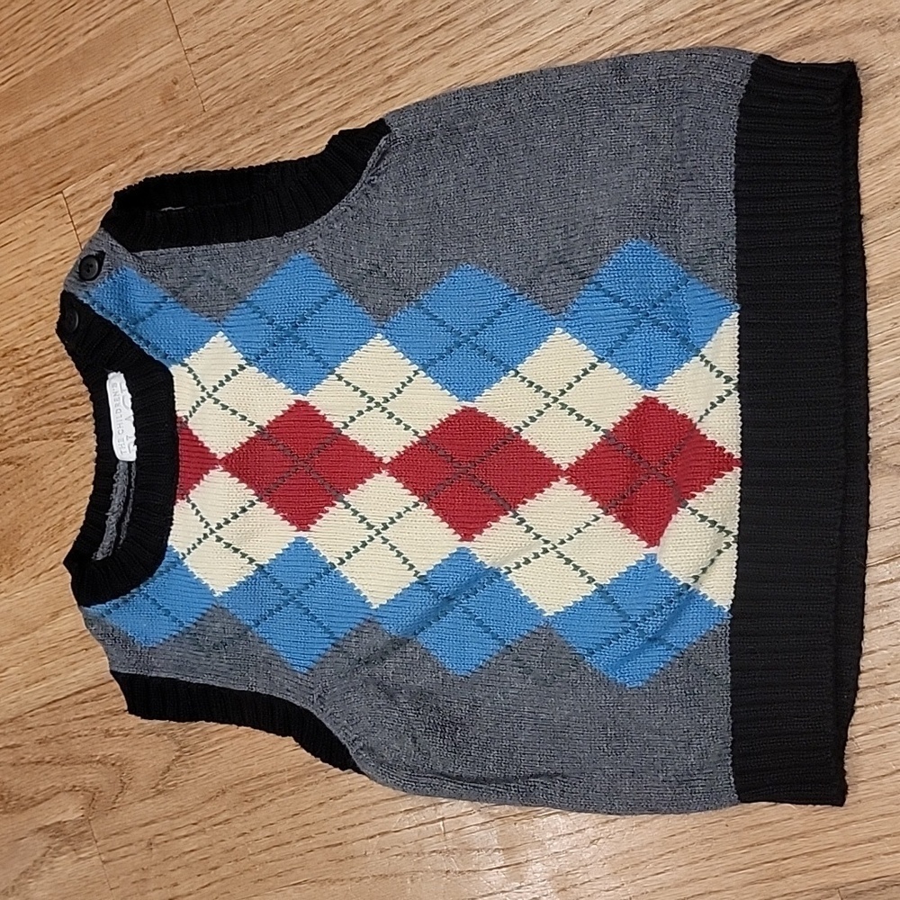 Children's Place Argyle Sweater Vest